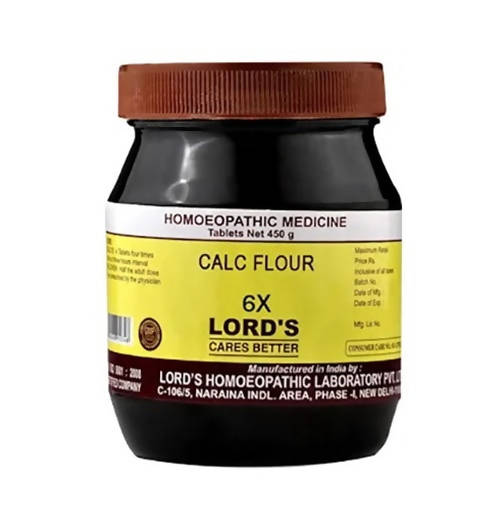 Lord's Homeopathy Calc Flour Biochemic Tablets 