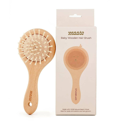 Maate Baby Wooden Comb Gift Box | Baby Wooden Hair Brush 