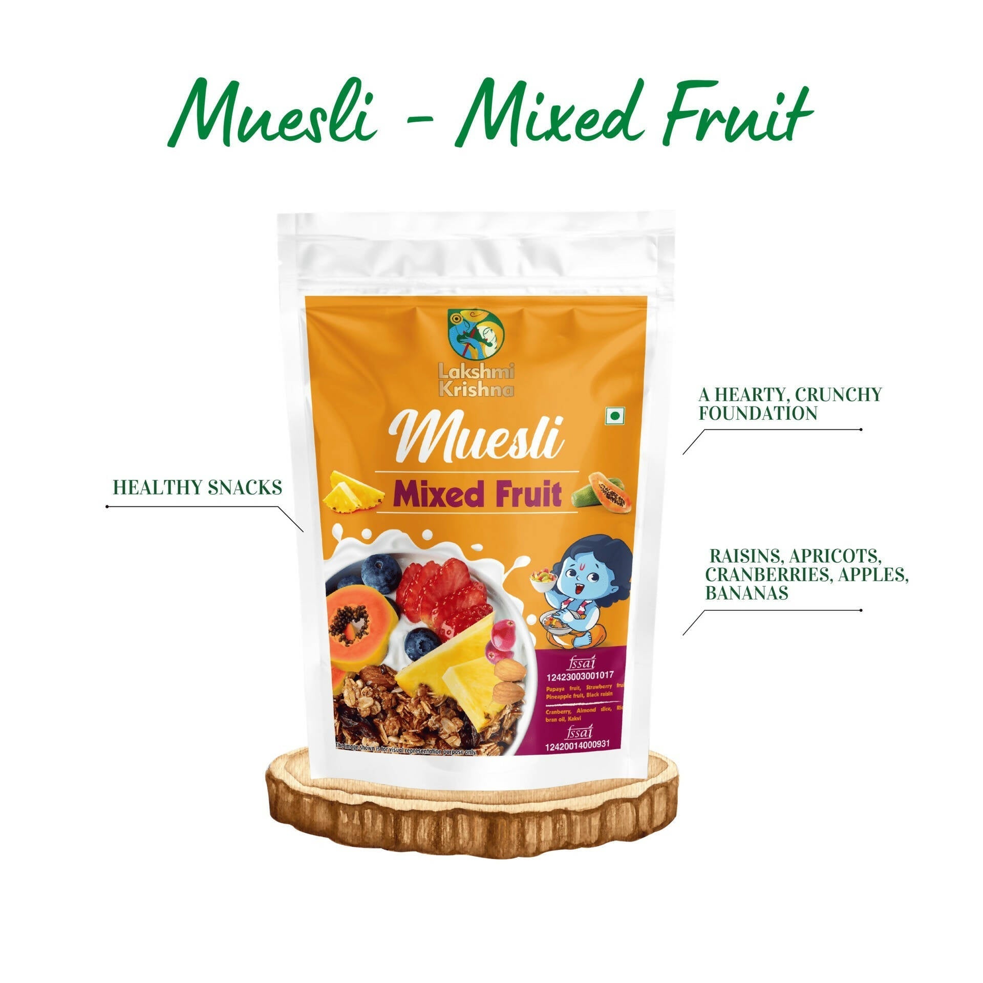 Lakshmi Krishna Muesli - Mixed Fruit 