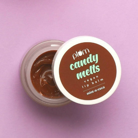 Plum Candy Melts Vegan Lip Balm - Mint-o-Coco - Grab2buy