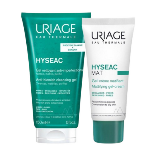 Uriage Anti-Blemish Regime (Hyseac Cleanser + Moisturizer)  Grab2Buy Uriage Grab2Buy