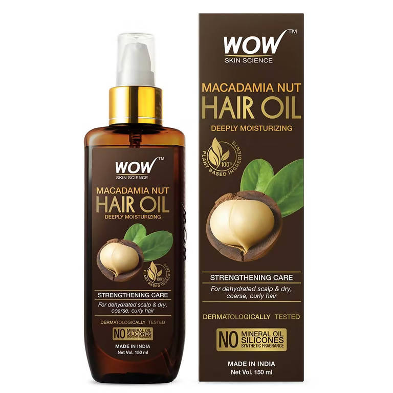 Wow Skin Science Macadamia Nut Hair Oil  Grab2Buy Wow Skin Science Grab2Buy