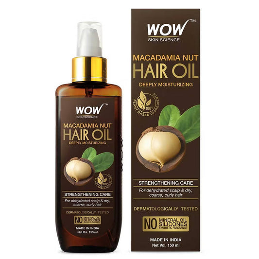 Wow Skin Science Macadamia Nut Hair Oil  Grab2Buy Wow Skin Science Grab2Buy