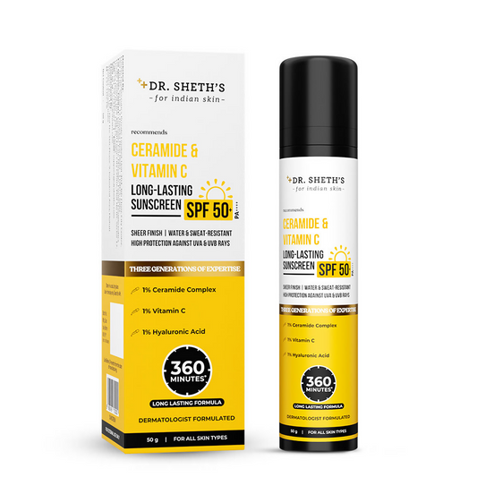 Dr. Sheth's Ceramide & Vitamin C Long-Lasting Sunscreen - Limited Time Offer