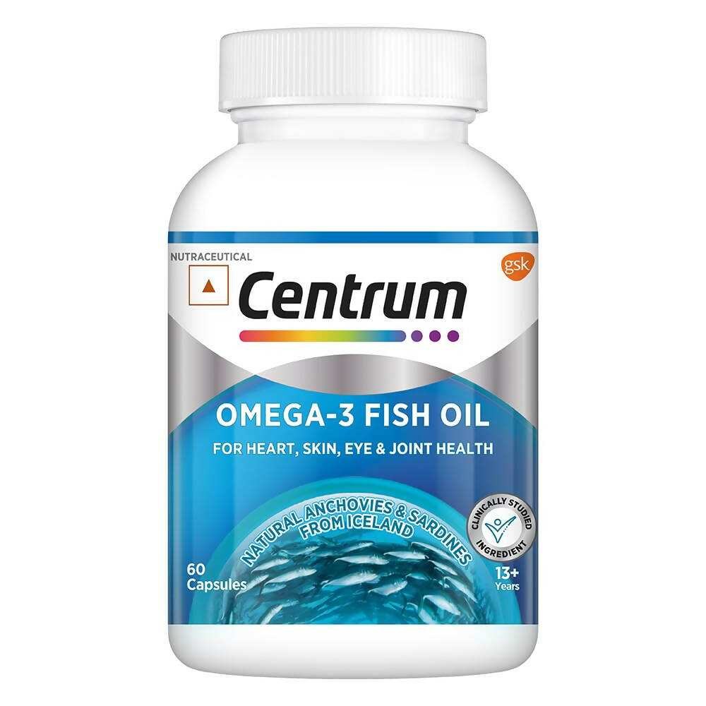 Centrum Omega-3 Fish Oil Capsules for 13 + Years - Grab2buy