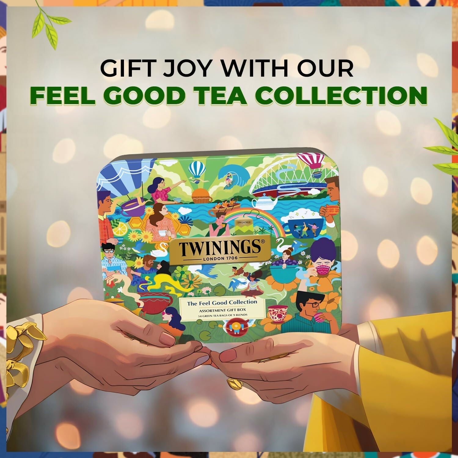 Twinings The Feel Good Collection Assortment Tea Gift Set 