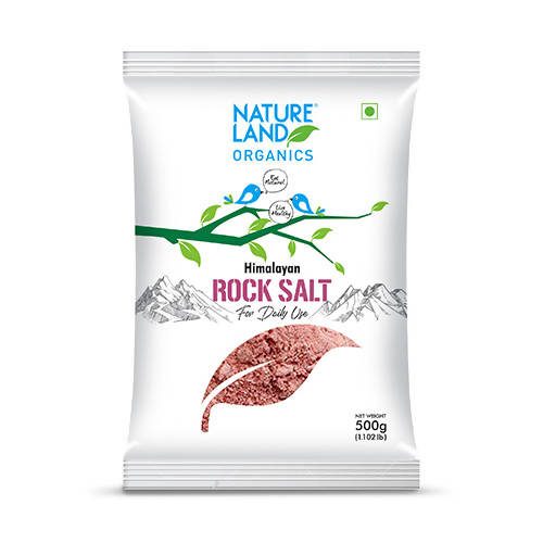 Nature Land Organics Himalayan Pink Rock Salt - Grab2buy