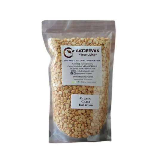 Satjeevan Organic Chana Dal Yellow - Grab2buy