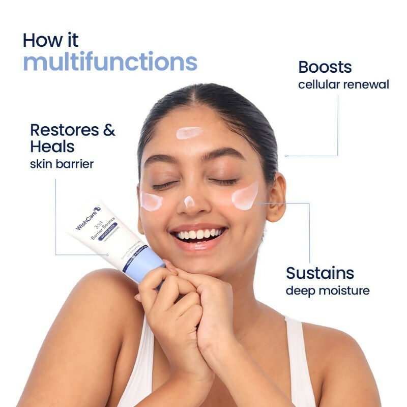 Wishcare 3:1:1 Barrier Bounce Moisturizer with Non-Comedogenic  Grab2Buy Wishcare Grab2Buy