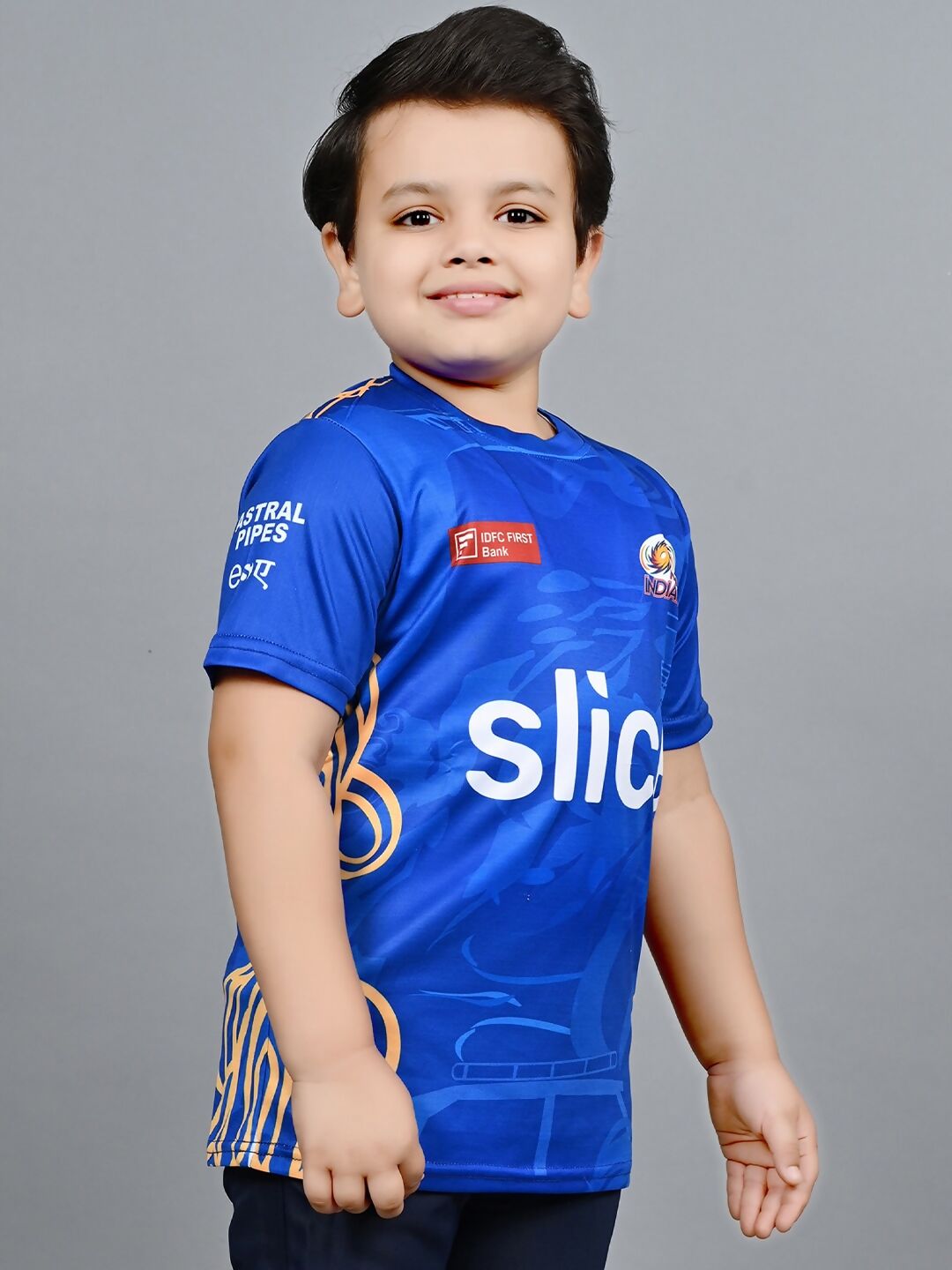 Baesd Kids MI Ipl, T20 Cricket Jersey T-shirt 