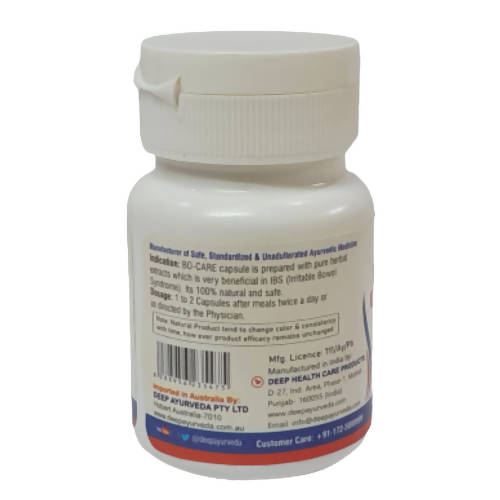 Deep Ayurveda Bo-Care 500mg Veg Capsules - Grab2buy
