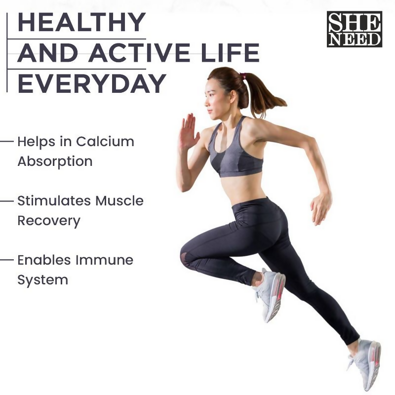 SheNeed Vitamin D Supplement For Women Tablets 