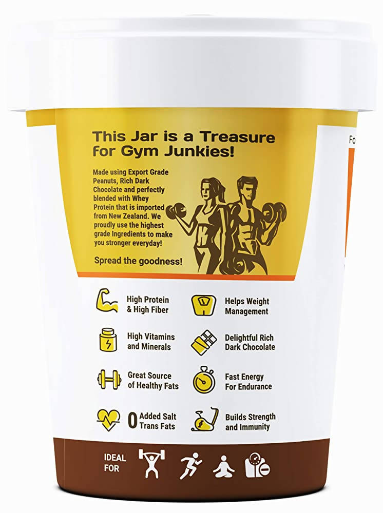 Pintola High Protein Dark Chocolate Crunchy Peanut Butter - Grab2buy