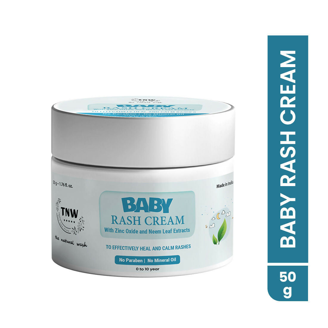 The Natural Wash Diaper Rash Cream for Babies 