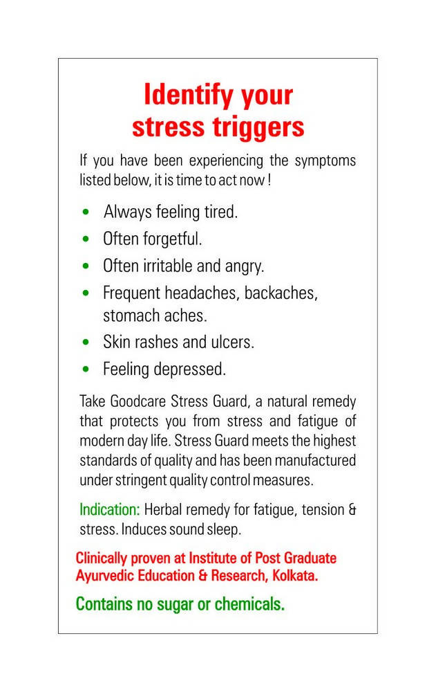 Baidyanath Stress Guard Capsules