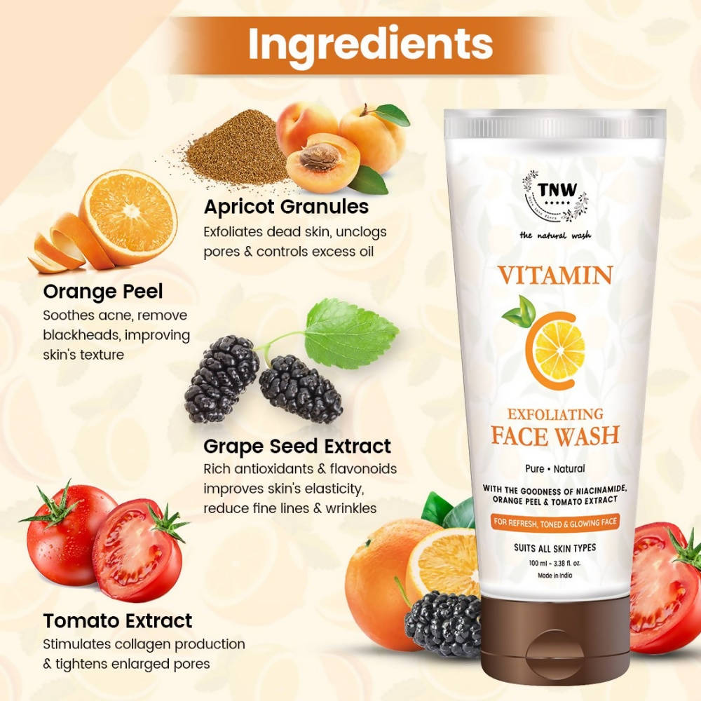 The Natural Wash Vitamin C Exfoliating Face Wash  Grab2Buy The Natural Wash Grab2Buy