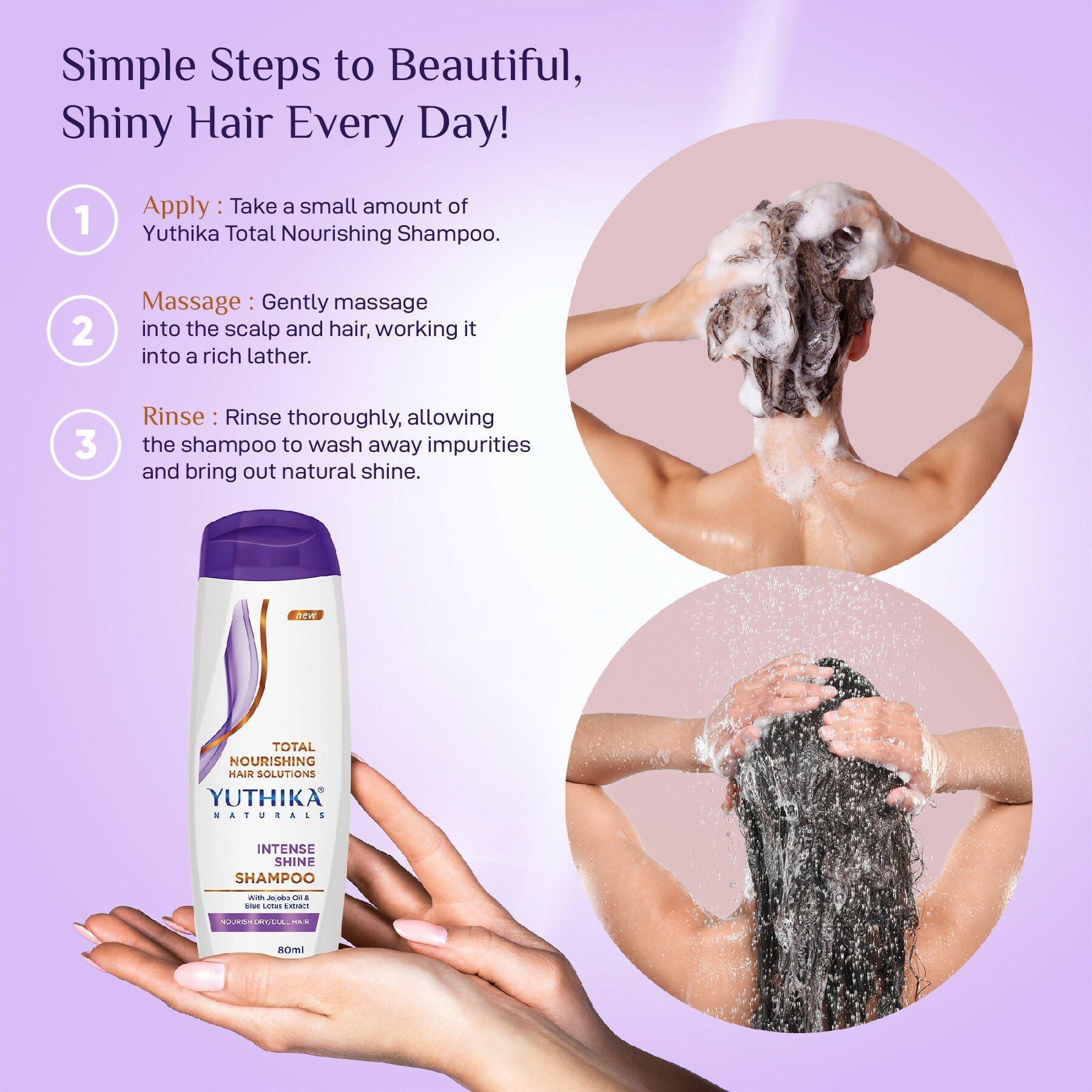 Yuthika Intense Shine Shampoo For Women & Men  Grab2Buy Yuthika Grab2Buy