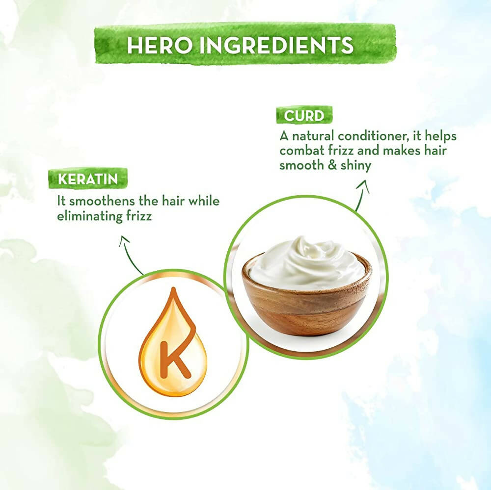 Mamaearth Curd Smoothening Shampoo for Smooth & Shiny Hair - Grab2buy