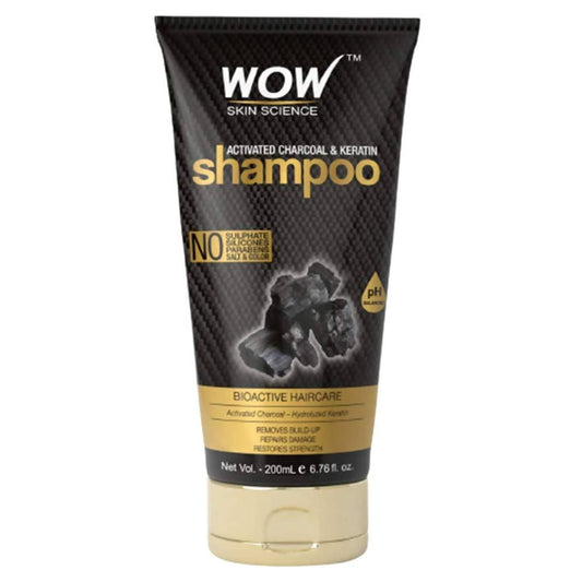 Wow Skin Science Charcoal & Keratin Shampoo - Grab2buy