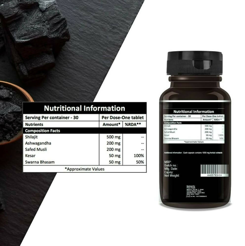 LongHealth Pure Himalayan Organic Sj Tablets 