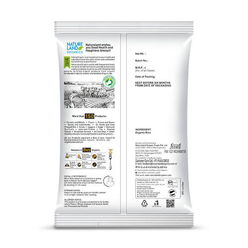 Nature Land Organics Rice Poha 