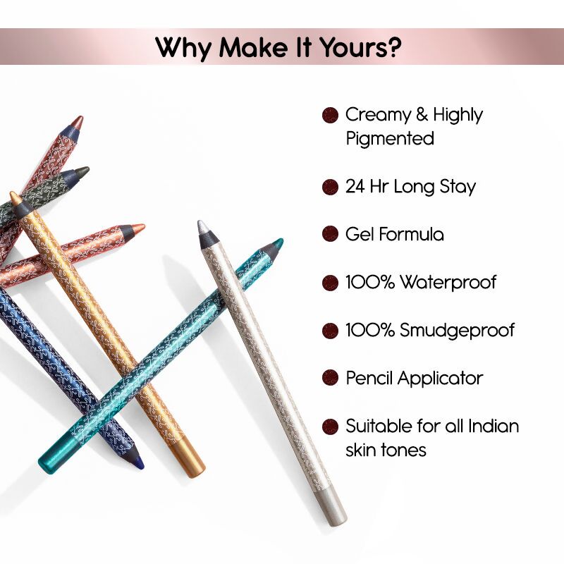 Kay Beauty By Katrina Kaif Gel Eye Pencil - Bronze 
