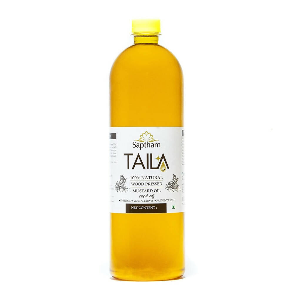 Saptham Taila 100% Wood Pressed Mustard Oil - Grab2buy