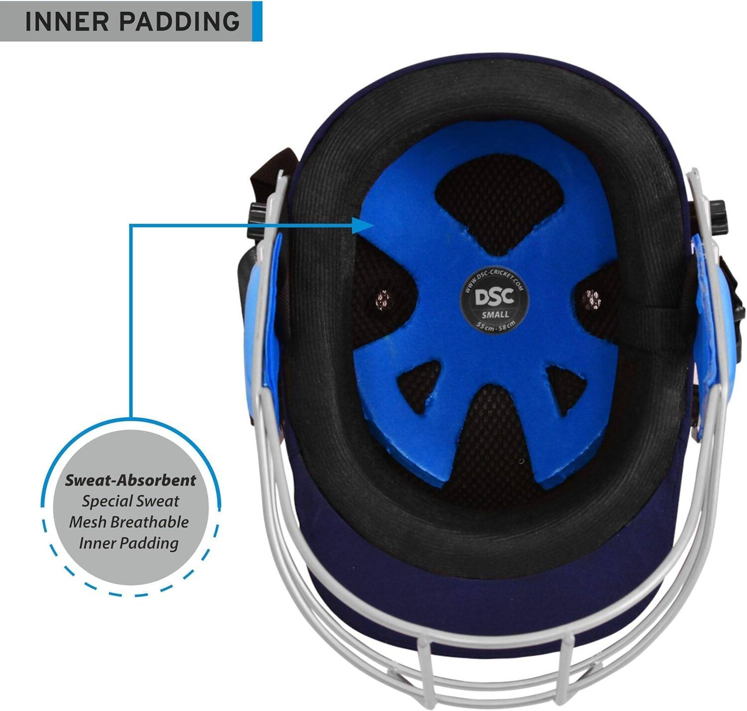 DSC Guard Cricket Helmet Small (Navy) 