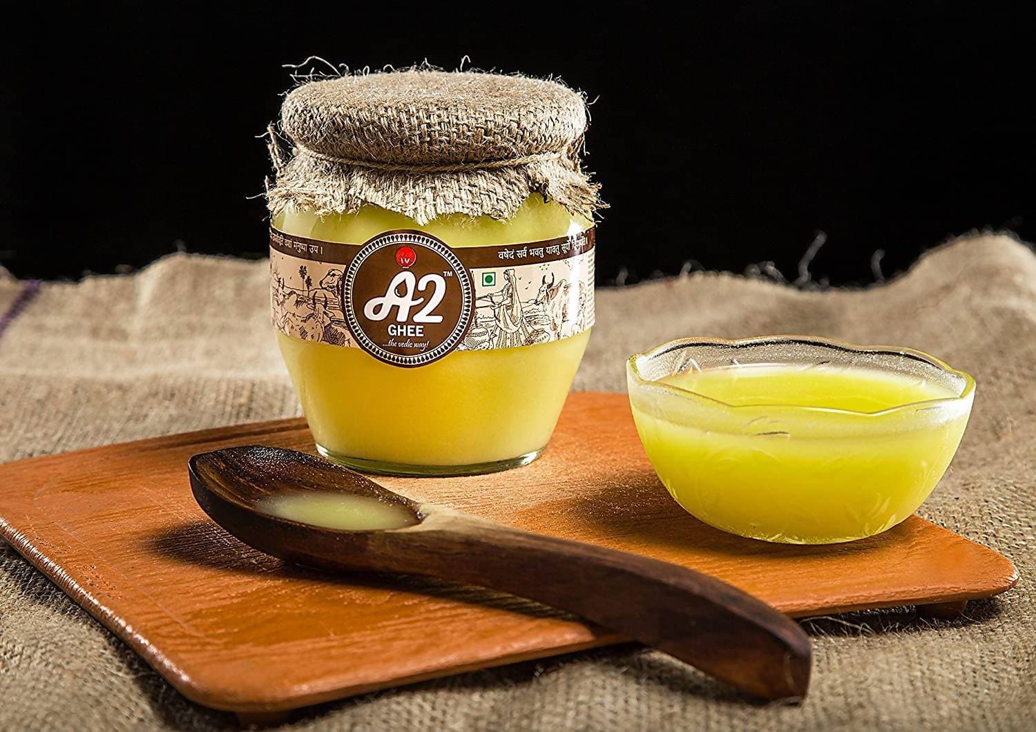 Isha Vasyam A2 Desi Ghee - Desi Gir Cow's Vedic Traditional Grassfed Ghee 