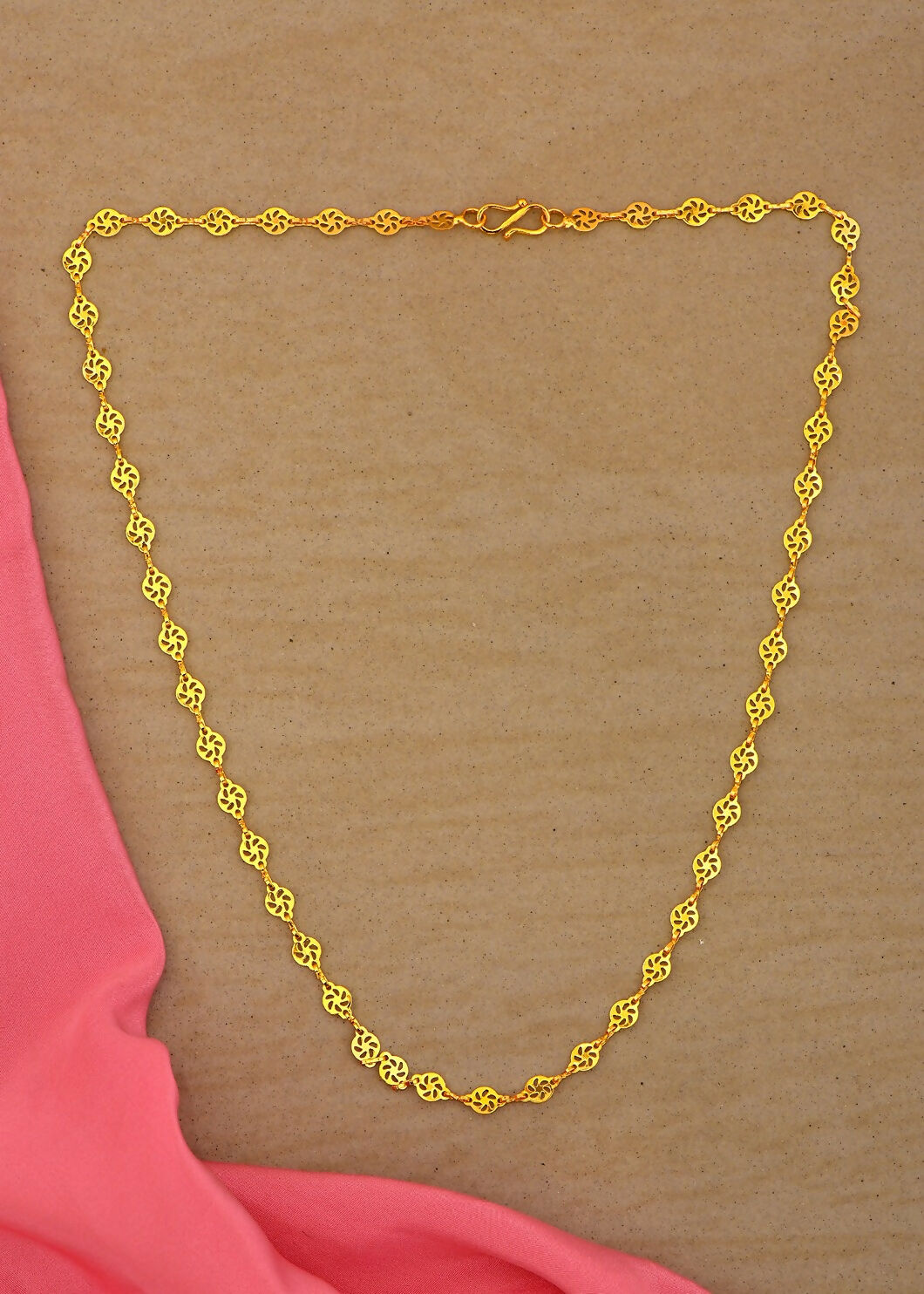 Joban Fashion Women Brass Golden Neck-Chain 