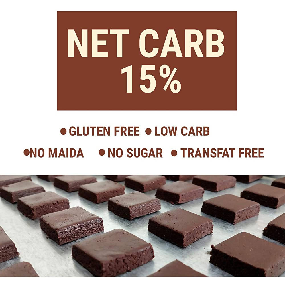 NutroActive Desi Ghee Barfi Hazelnut Chocolate 