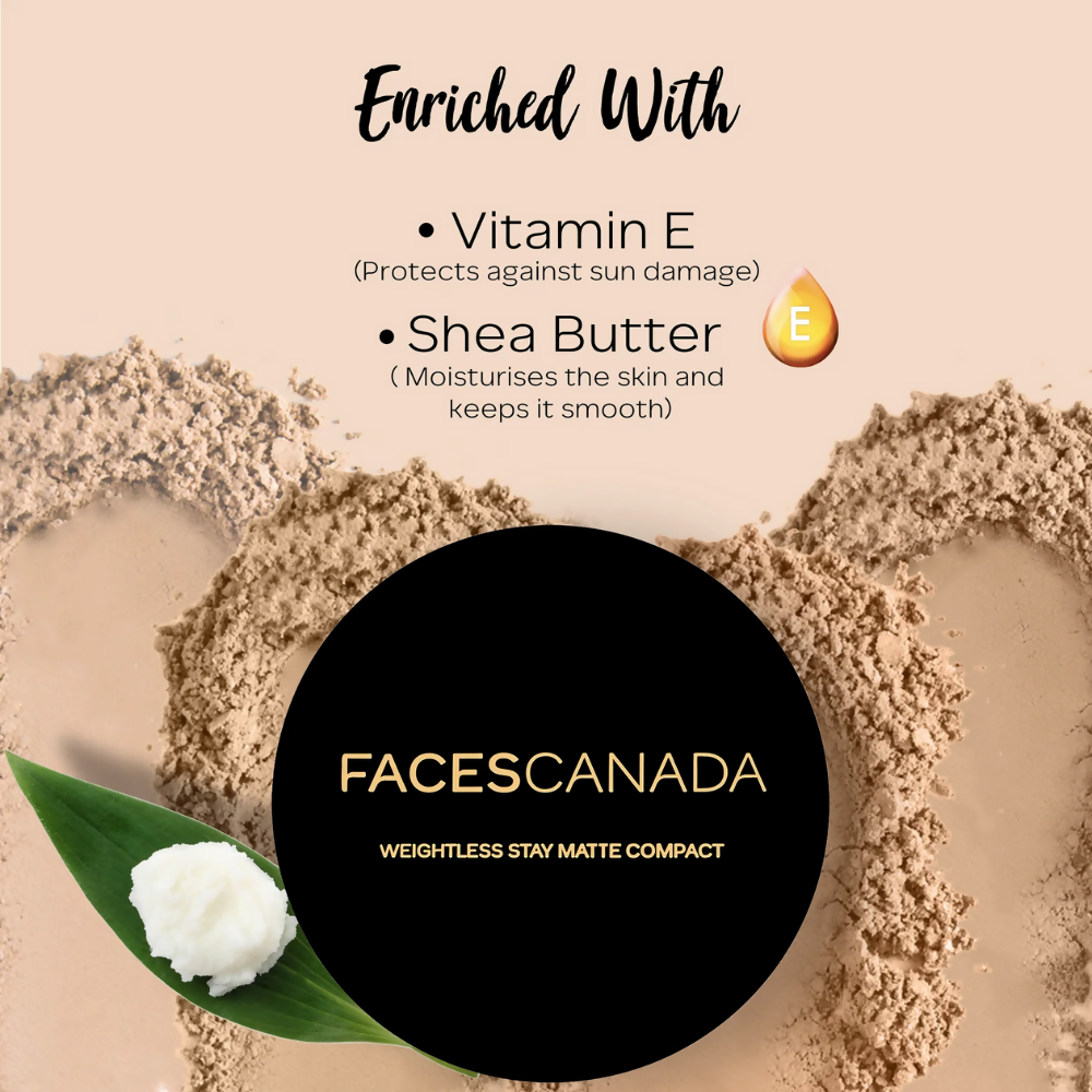 Faces Canada Compact Powder - Face Powder with SPF 20 - Natural 02