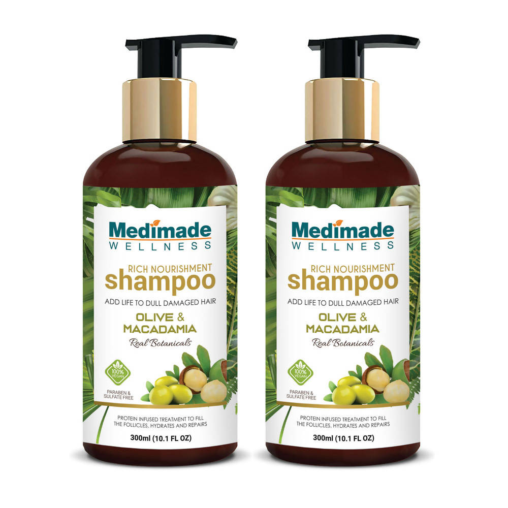 Medimade Wellness Rich Nourishment Shampoo With Olive and Macadamia