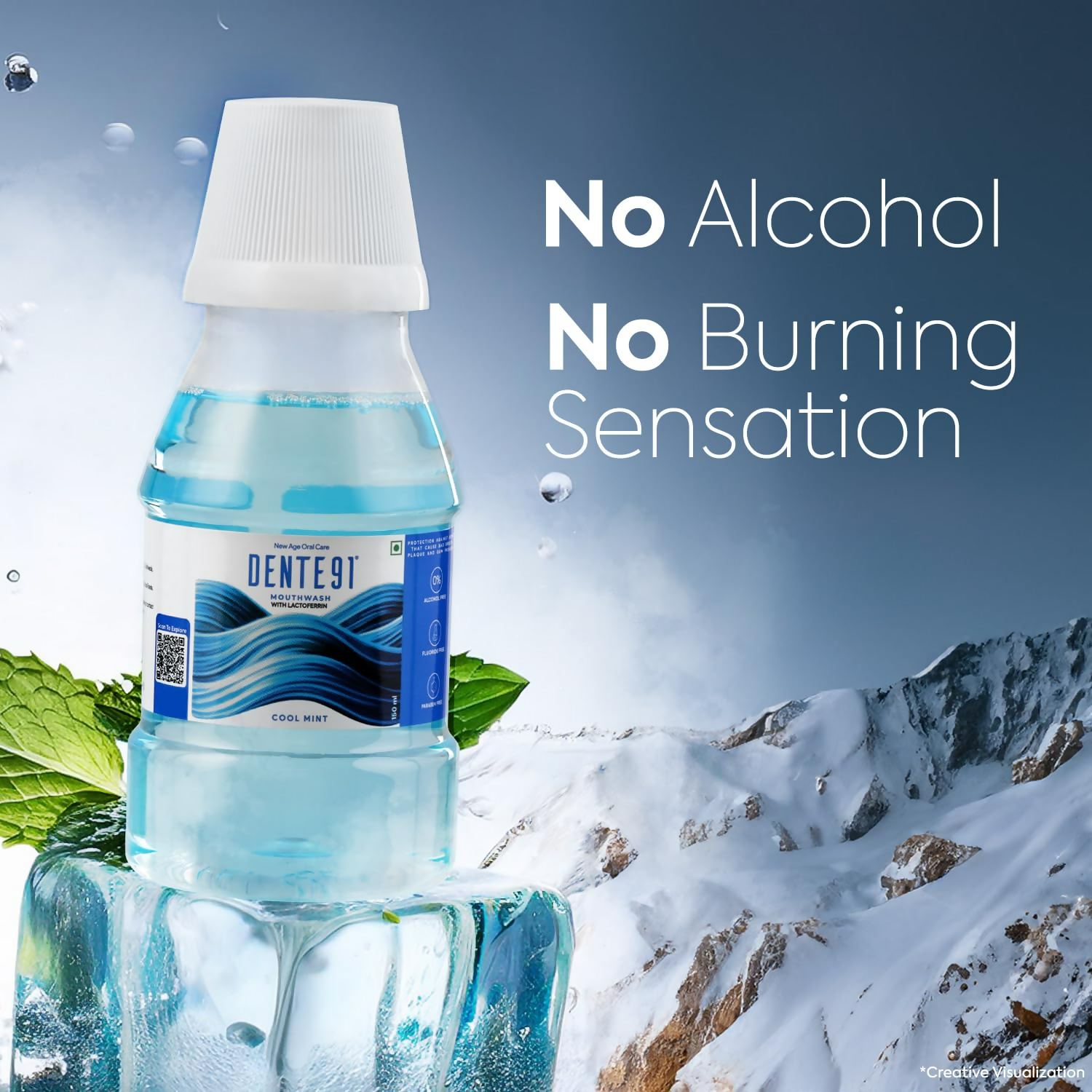 Dente91 Cool Mint Mouthwash 