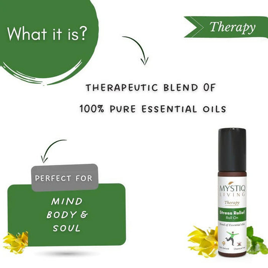 Mystiq Living Therapy Stress Relief Roll On 