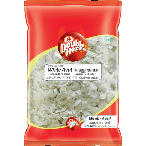 Double Horse White Rice Flakes/ White Aval - Grab2buy