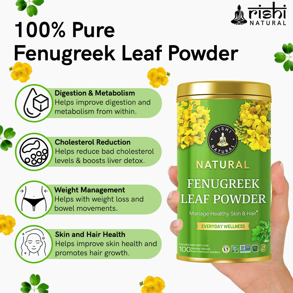 Rishi Natural Fenugreek Leaf Powder 