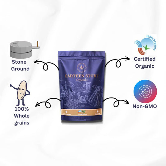Earthen Story Certified Organic Khapli Wheat Flour - Distacart