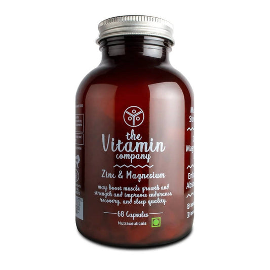 The Vitamin Company Zinc & Magnesium (With Vitamin B6) Capsules - Grab2buy