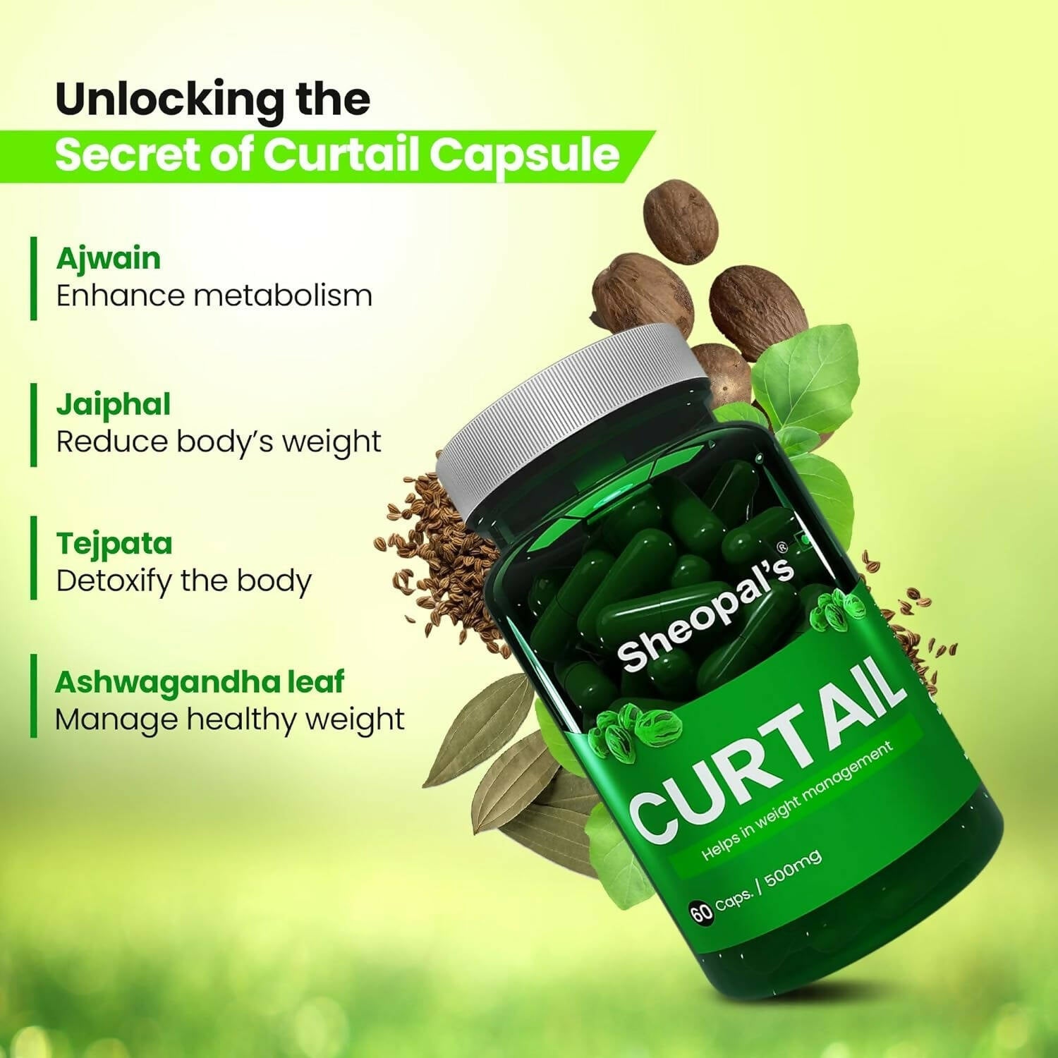 Sheopal's Curtail Capsules - Grab2buy
