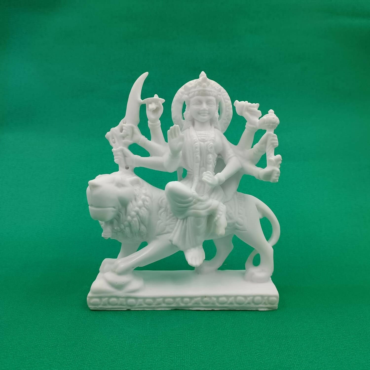 Craftvatika Marble Dust Maa Durga Idol - Grab2buy