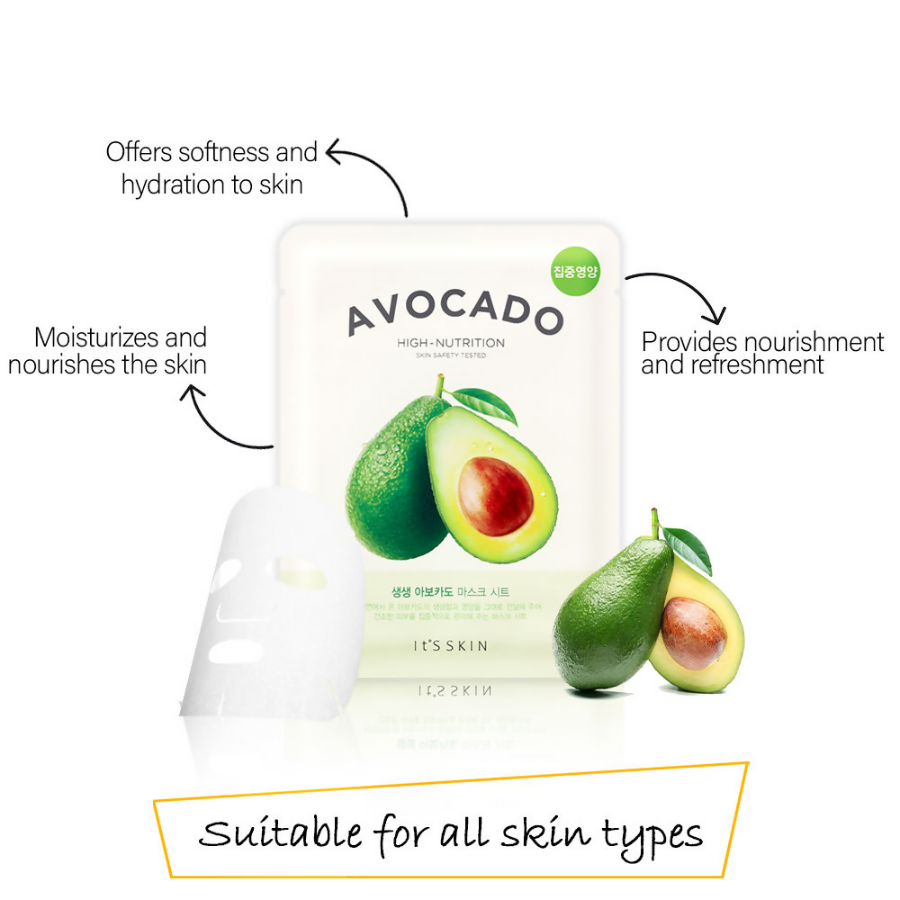 It's Skin The Fresh Avocado Mask Sheet 