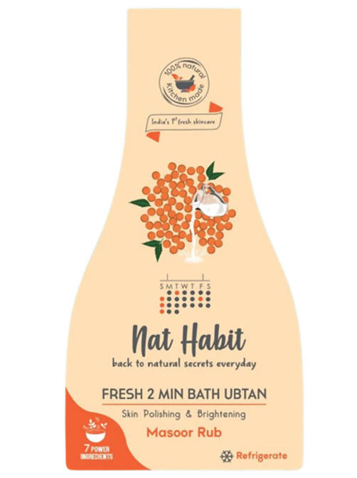 Nat Habit Masoor Rub Fresh 2 Min Bath Ubtan