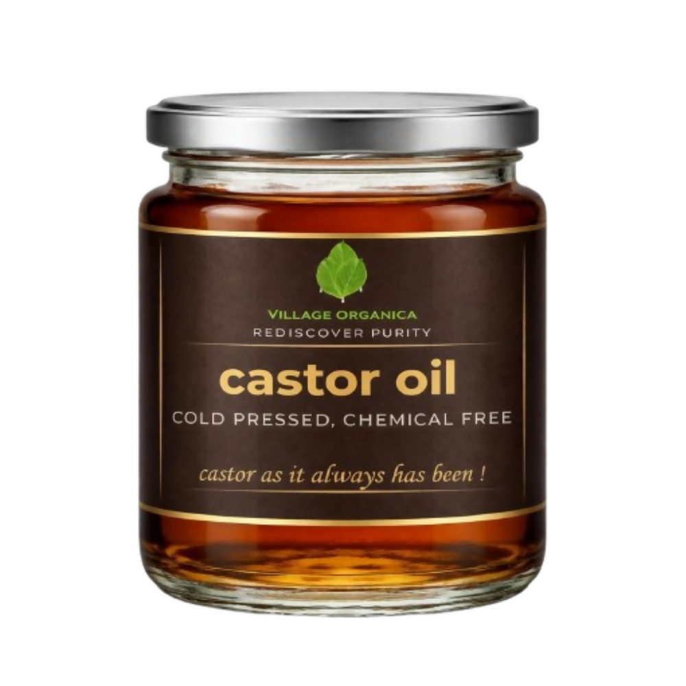 Village-Organica Cold Pressed Castor Oil  Grab2Buy Village-Organica Grab2Buy
