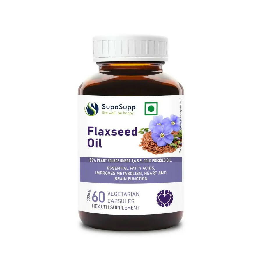 Sri Sri Tattva Supasupp Flaxseed Oil Capsules - Grab2buy