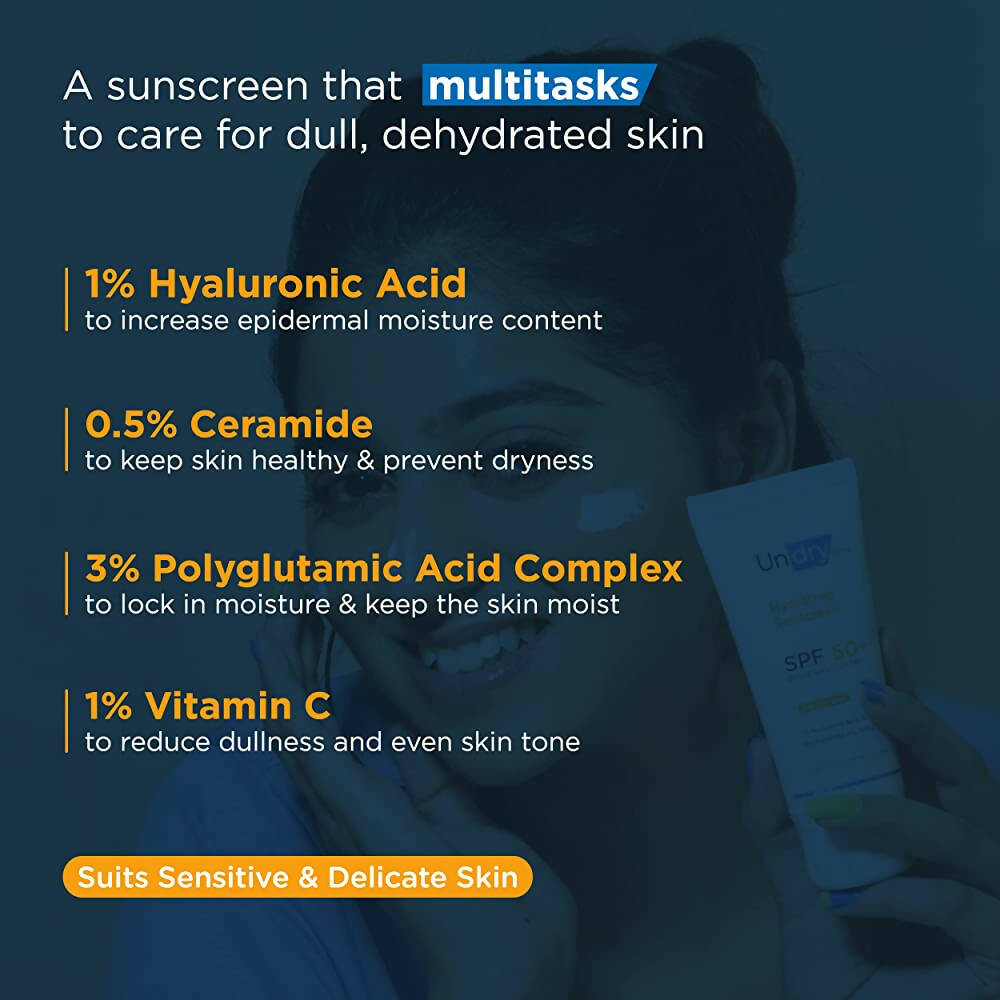 Undry Hydrating Sunscreen SPF 50+ for Dry Skin  Grab2Buy Undry Grab2Buy