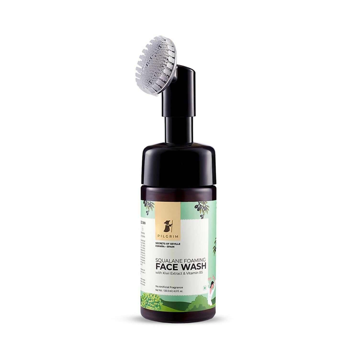 Pilgrim Spanish Foaming Face Wash With Kiwi Extracts & Aloe For Skin Hydration - Grab2buy