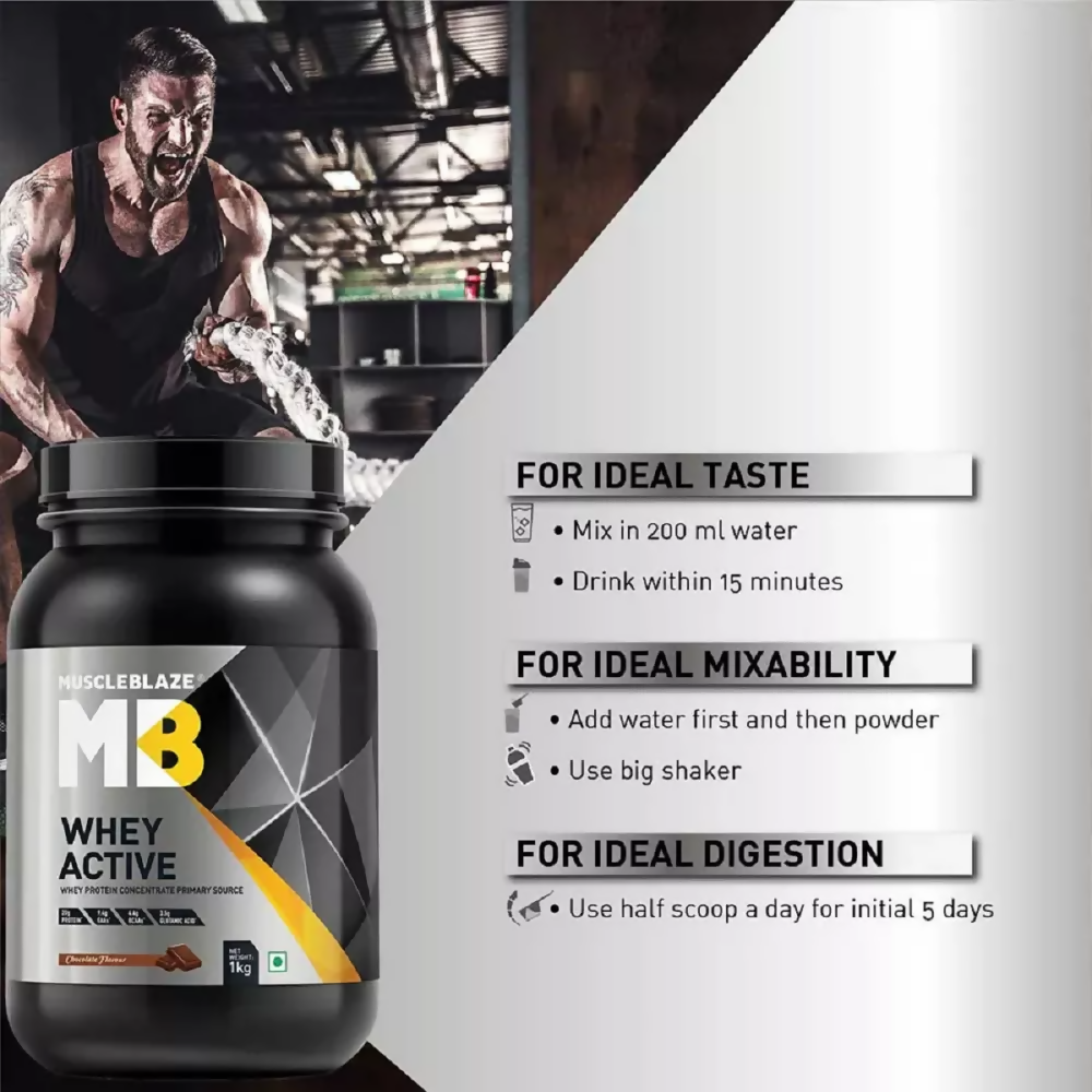 MuscleBlaze Whey Active Chocolate 