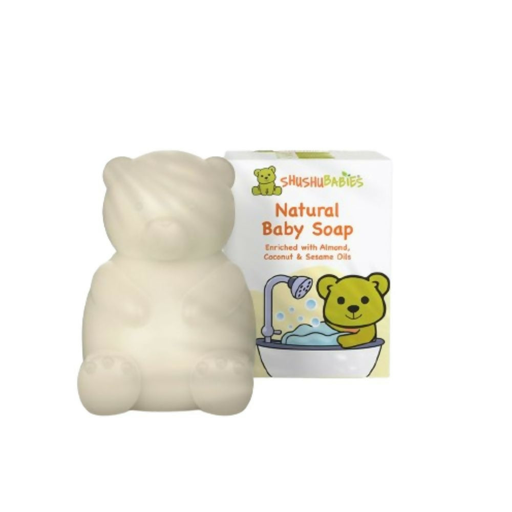 ShuShu Babies Cuddly Bear Natural Baby Soap (under 0-3 Years Baby) 