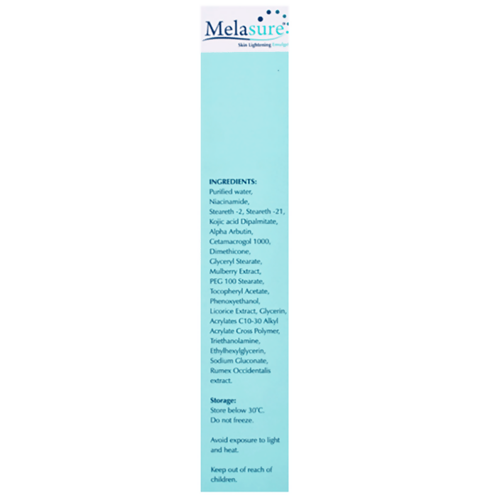 Melasure Skin Lightening Emulgel For All Skin Types 